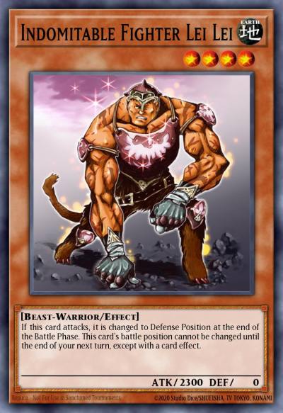Indomitable Fighter Lei Lei Common CRV-EN023 Cybernetic Revolution Yugioh card