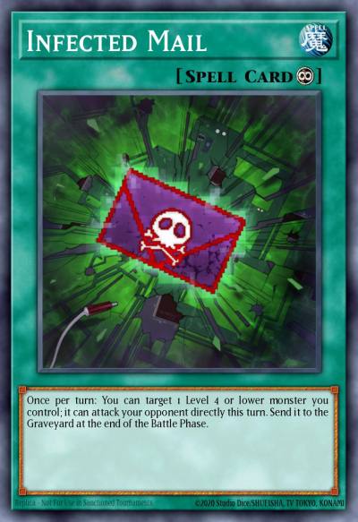 Infected Mail Common BP01-EN085 Battle Pack Epic Dawn Yugioh card