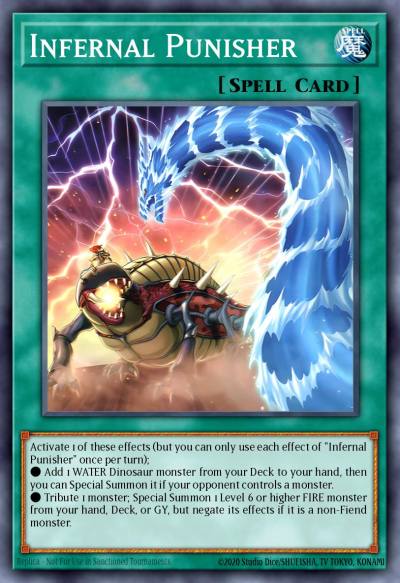 Infernal Punisher Common DOOD-EN069 Doom of Dimensions Yugioh card