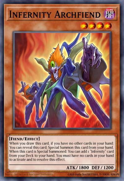 Infernity Archfiend Duel Terminal Normal Parallel Rare DT07-EN060 Duel Terminal 7 Yugioh card