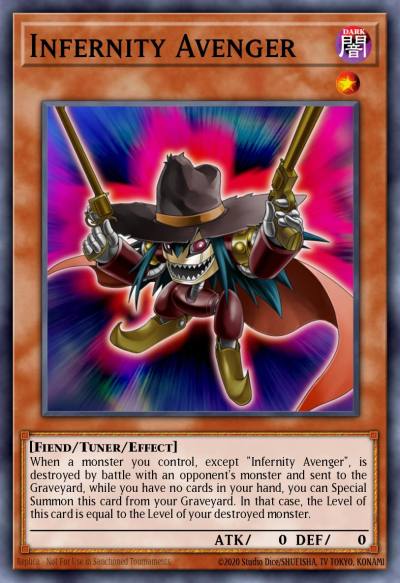 Infernity Avenger Common OP14-PT033 OTS Tournament Pack 14 (POR) Yugioh card