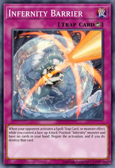 Infernity Barrier Super Rare CT09-EN023 Collectible Tins 2012 Wave 2.5 Yugioh card
