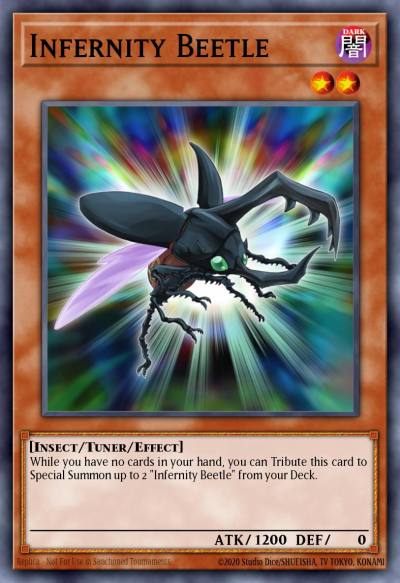 Infernity Beetle Common OP14-PT034 OTS Tournament Pack 14 (POR) Yugioh card