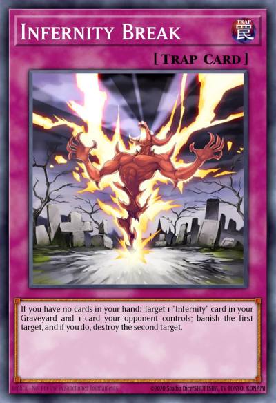 Infernity Break Super Rare AP06-EN013 Astral Pack Six Yugioh card