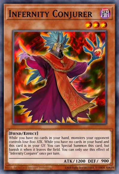 Infernity Conjurer Common PHRA-EN016 Phantom Rage Yugioh card