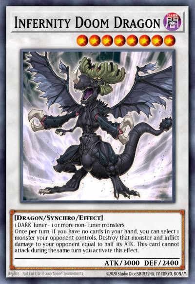 Infernity Doom Dragon Common OP14-PT035 OTS Tournament Pack 14 (POR) Yugioh card