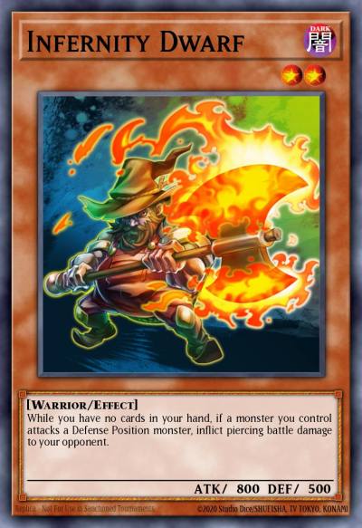 Infernity Dwarf Common GLD3-EN028 Gold Series 3 Yugioh card