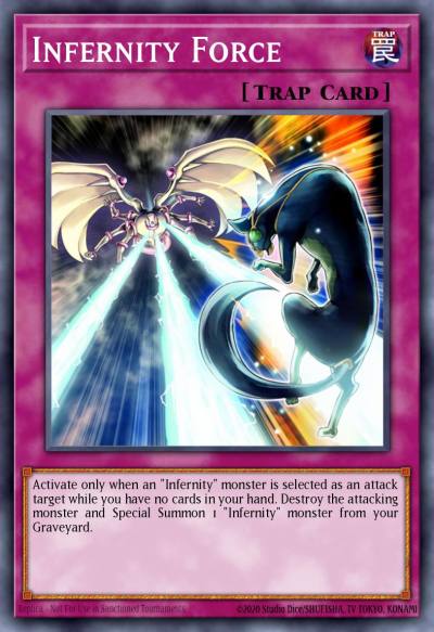 Infernity Force Common SOVR-EN073 Stardust Overdrive Yugioh card