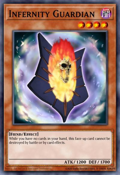 Infernity Guardian Common GLD3-EN029 Gold Series 3 Yugioh card