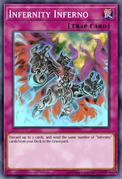 Infernity Inferno Rare TSHD-EN071 The Shining Darkness Yugioh card