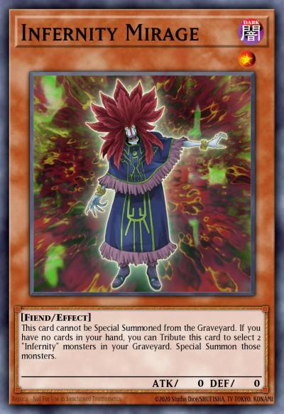 Infernity Mirage Premium Gold Rare MAGO-EN005 Maximum Gold Yugioh card