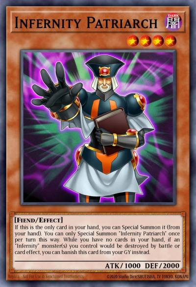 Infernity Patriarch Common MP18-EN096 2018 Mega-Tin Mega Pack Yugioh card