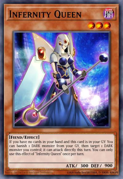 Infernity Queen Rare MZMU-EN048 Maze of Muertos Yugioh card