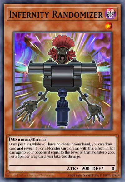 Infernity Randomizer Common TSHD-EN013 The Shining Darkness Yugioh card