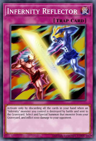 Infernity Reflector Common TSHD-EN068 The Shining Darkness Yugioh card