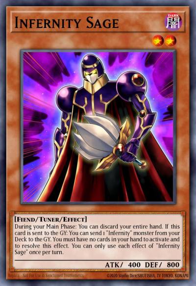 Infernity Sage Ultra Rare GFP2-EN017 Ghosts From the Past The 2nd Haunting Yugioh card