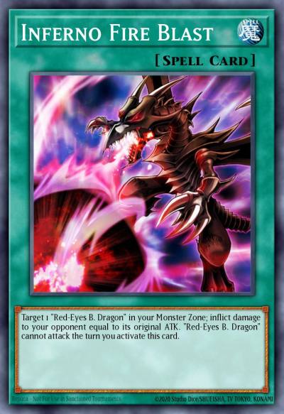 Inferno Fire Blast Ultra Rare DR3-EN042 Dark Revelation Volume 3 Yugioh card