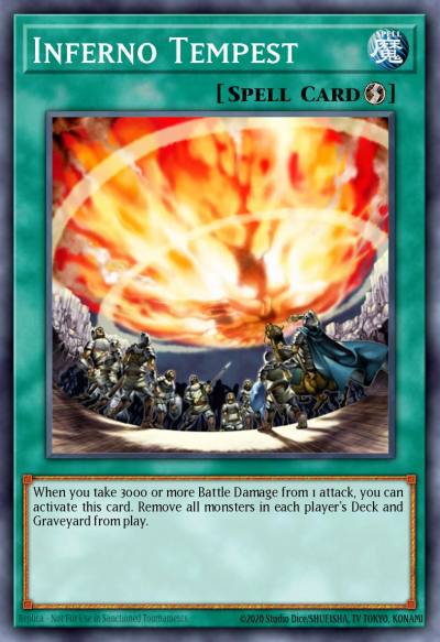 Inferno Tempest Common EP1-EN007 Exclusive Pack Yugioh card