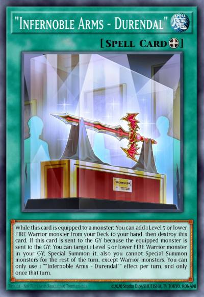 Infernoble Arms - Durendal Super Rare MP21-EN136 2021 Tin of Ancient Battles Yugioh card