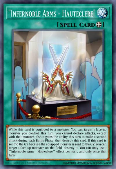 Infernoble Arms - Hauteclere Super Rare MP21-EN137 2021 Tin of Ancient Battles Yugioh card