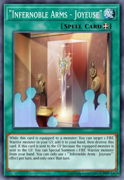 Infernoble Arms - Joyeuse Super Rare MP21-EN138 2021 Tin of Ancient Battles Yugioh card