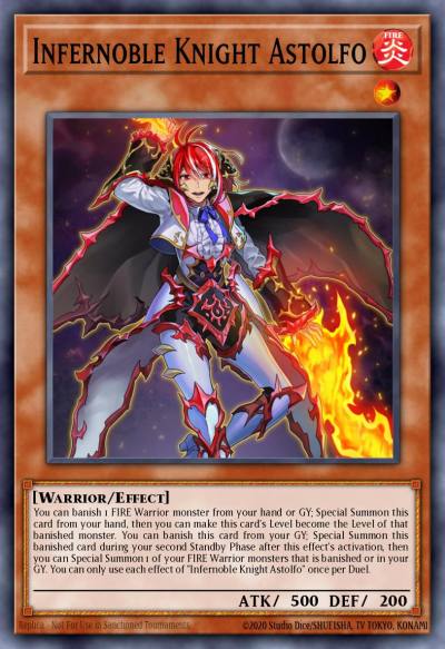 Infernoble Knight Astolfo Common MP21-EN108 2021 Tin of Ancient Battles Yugioh card