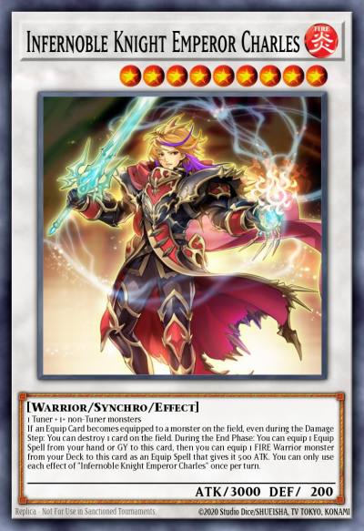 Infernoble Knight Emperor Charles Rare MP21-EN127 2021 Tin of Ancient Battles Yugioh card
