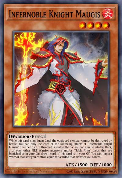 Infernoble Knight Maugis Common MP21-EN111 2021 Tin of Ancient Battles Yugioh card