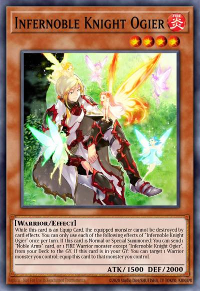 Infernoble Knight Ogier Common MP21-EN109 2021 Tin of Ancient Battles Yugioh card