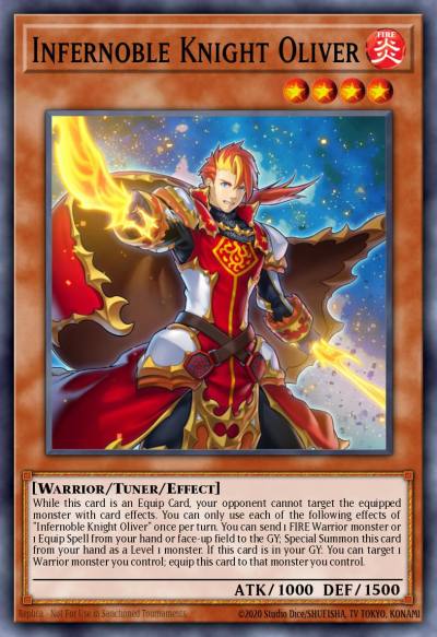 Infernoble Knight Oliver Common MP21-EN110 2021 Tin of Ancient Battles Yugioh card