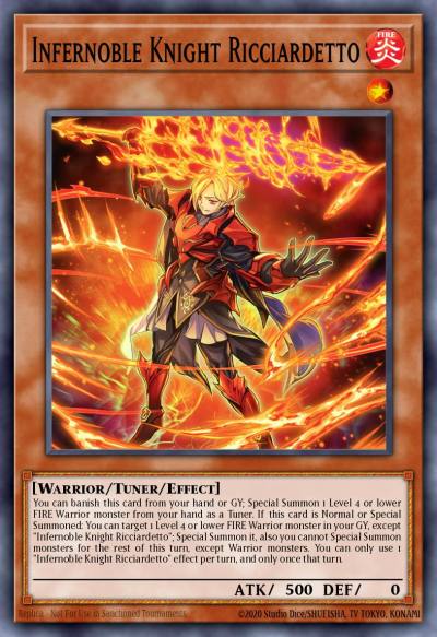 Infernoble Knight Ricciardetto Ultra Rare MP24-EN211 25th Anniversary Tin Dueling Mirrors Yugioh card