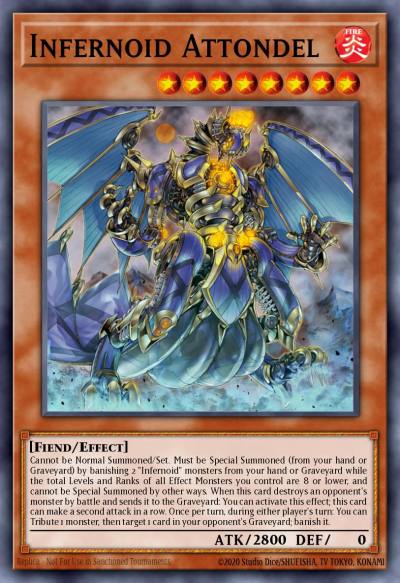 Infernoid Attondel Common MP15-EN208 2015 Mega-Tin Mega Pack Yugioh card