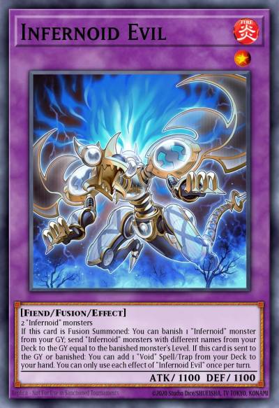 Infernoid Evil Quarter Century Secret Rare BLTR-EN013 Battles of Legend Terminal Revenge Yugioh card