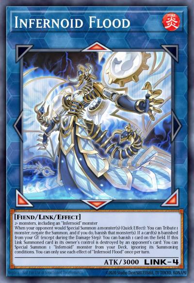 Infernoid Flood Secret Rare BLTR-EN014 Battles of Legend Terminal Revenge Yugioh card