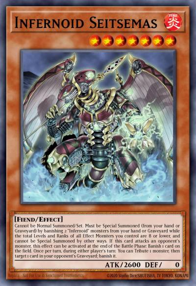 Infernoid Seitsemas Common MP15-EN207 2015 Mega-Tin Mega Pack Yugioh card