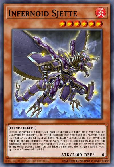 Infernoid Sjette Ultra Rare BLTR-EN068 Battles of Legend Terminal Revenge Yugioh card