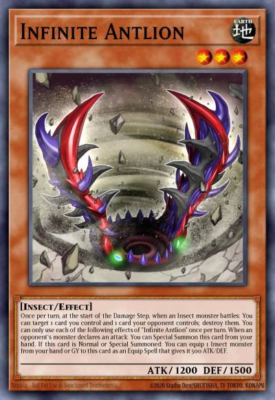 Infinite Antlion Common MP24-EN312 25th Anniversary Tin Dueling Mirrors Yugioh card