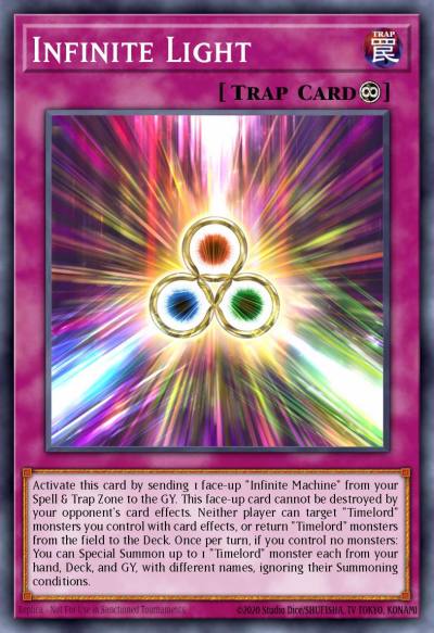 Infinite Light Secret Rare BLRR-EN029 Battles of Legend Relentless Revenge Yugioh card