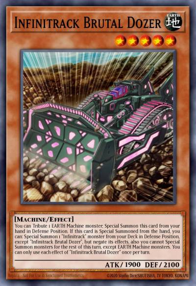 Infinitrack Brutal Dozer Common MP20-EN162 2020 Tin of Lost Memories Mega Pack Yugioh card