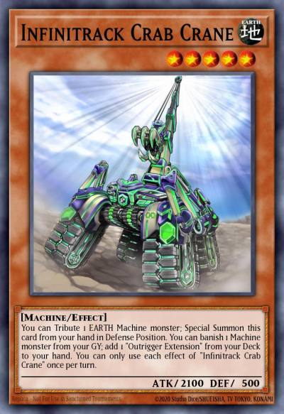 Infinitrack Crab Crane Common MP20-EN208 2020 Tin of Lost Memories Mega Pack Yugioh card