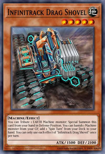 Infinitrack Drag Shovel Common MP20-EN209 2020 Tin of Lost Memories Mega Pack Yugioh card