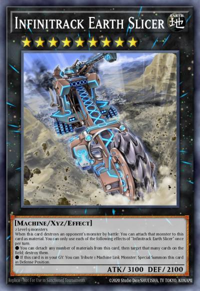 Infinitrack Earth Slicer Ultra Rare MP20-EN214 2020 Tin of Lost Memories Mega Pack Yugioh card