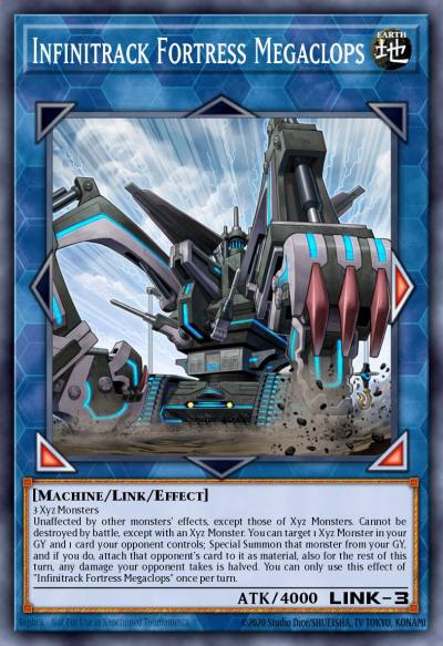Infinitrack Fortress Megaclops Ultra Rare MP20-EN216 2020 Tin of Lost Memories Mega Pack Yugioh card