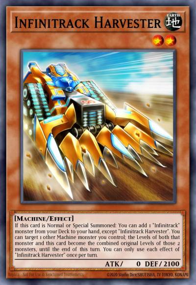 Infinitrack Harvester Ultra Rare MP20-EN206 2020 Tin of Lost Memories Mega Pack Yugioh card