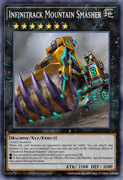 Infinitrack Mountain Smasher Ultra Rare MP20-EN213 2020 Tin of Lost Memories Mega Pack Yugioh card