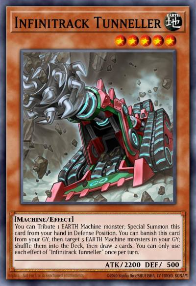 Infinitrack Tunneller Common MP20-EN211 2020 Tin of Lost Memories Mega Pack Yugioh card
