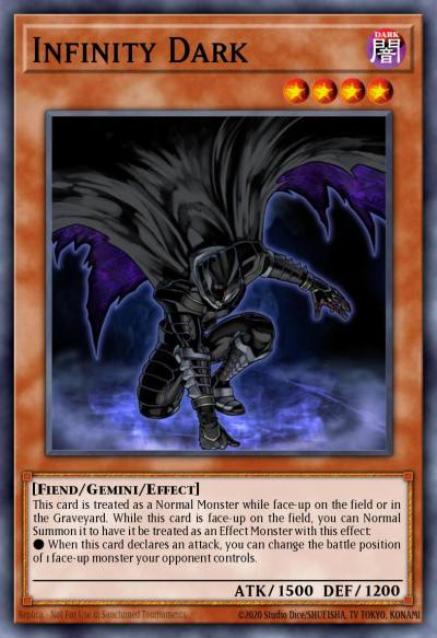 Infinity Dark Common GLAS-EN027 Gladiators Assault Yugioh card