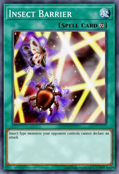 Insect Barrier Common DB1-EN205 Dark Beginning 1 Yugioh card