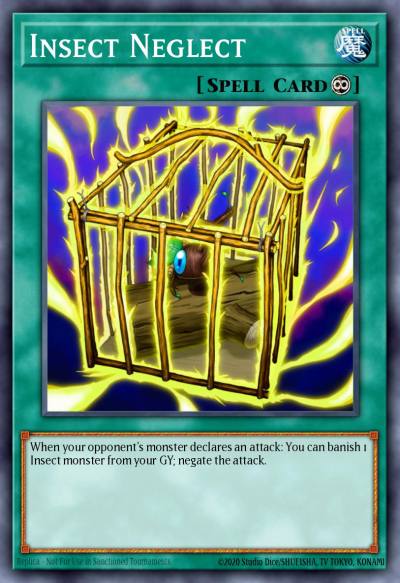 Insect Neglect Common SS03-ENB19 Speed Duel Starter Decks Ultimate Predators Yugioh card