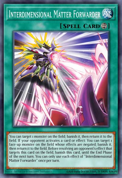 Interdimensional Matter Forwarder Common MP25-EN393 2025 Mega-Pack Tin Yugioh card